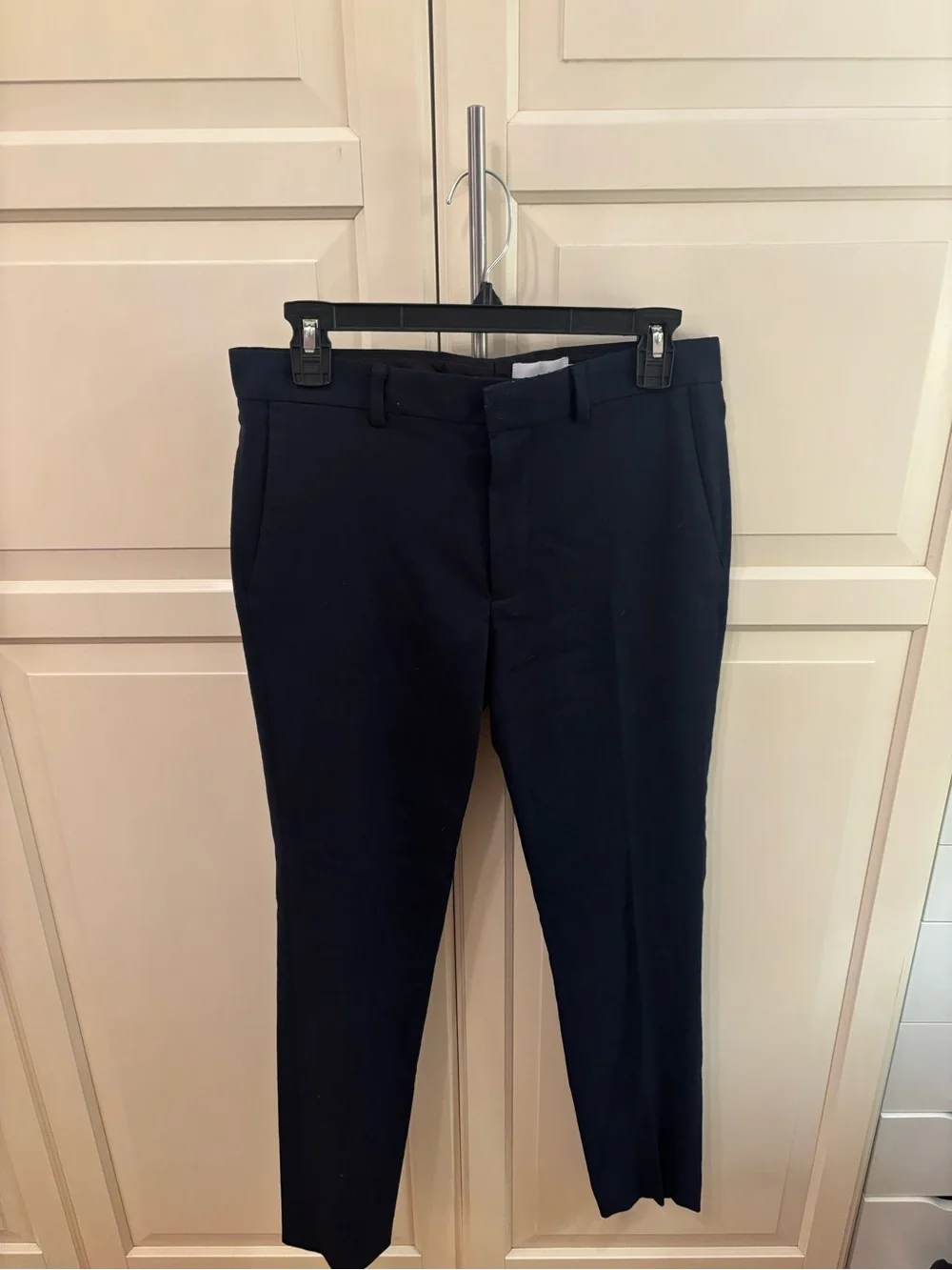 Topman Men’s Navy Dress Pants Trousers W30 L30 Slim Fit
